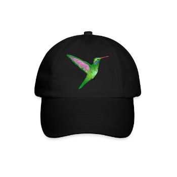 Kolibri - Baseballkappe - Schwarz/Schwarz - Vorne