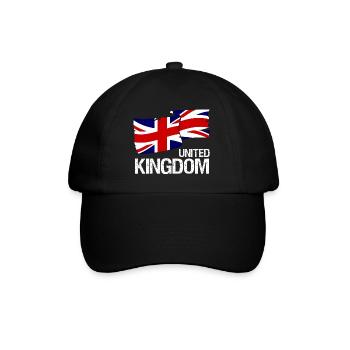 United Kingdom - Baseballkappe - Schwarz/Schwarz - Vorne