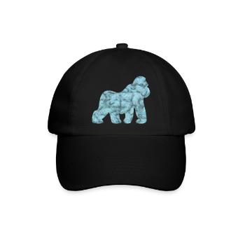Gorilla - Baseballkappe - Schwarz/Schwarz - Vorne