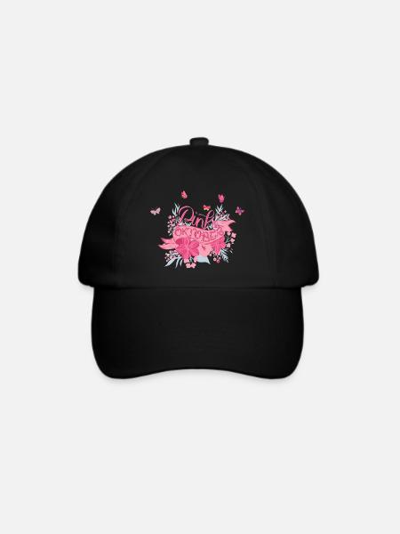 Oktober rosa - Baseballkappe - Schwarz/Schwarz