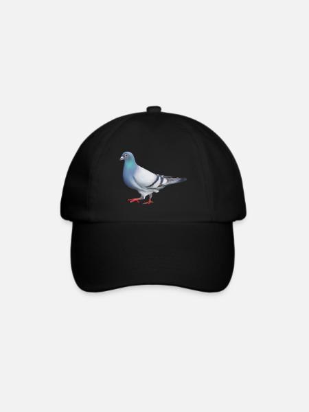 TAUBE - Baseballkappe - Schwarz/Schwarz