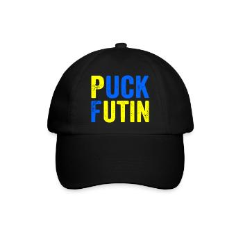 Puck futin - Baseballkappe - Schwarz/Schwarz - Vorne