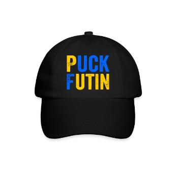 Puck futin - Baseballkappe - Schwarz/Schwarz - Vorne
