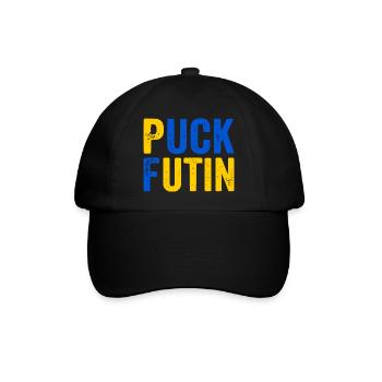 Puck futin - Baseballkappe - Schwarz/Schwarz - Vorne
