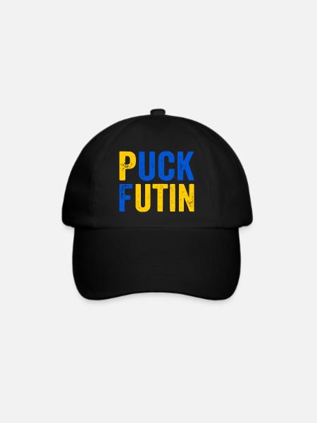 Puck futin - Baseballkappe - Schwarz/Schwarz