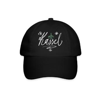 Kassel - Baseballkappe - Schwarz/Schwarz - Vorne