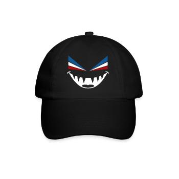 Böser Blick Rostock - Baseballkappe - Schwarz/Schwarz - Vorne