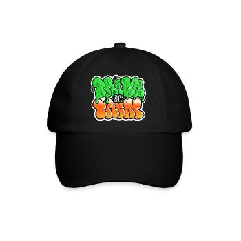 trick or treat Halloween Motiv - Baseballkappe - Schwarz/Schwarz - Vorne