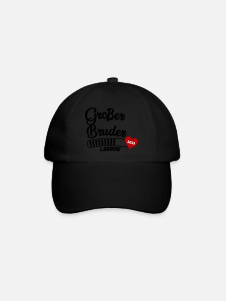 Großer Bruder Loading 2023 - Baseballkappe - Schwarz/Schwarz