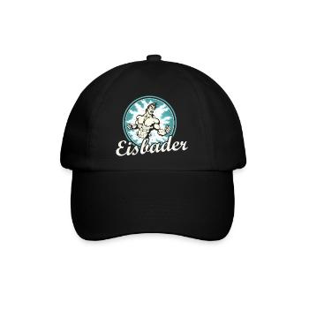 Eisbaden - Baseballkappe - Schwarz/Schwarz - Vorne