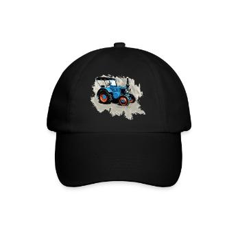 Traktor Lanz - Baseballkappe - Schwarz/Schwarz - Vorne