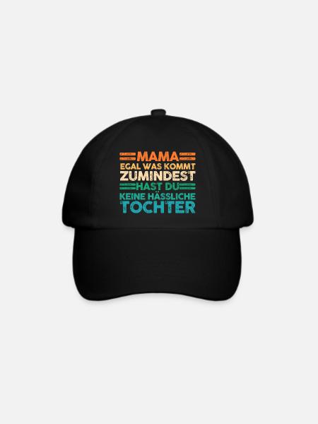 Tochter Muttertag Mutter Mama - Baseballkappe - Schwarz/Schwarz