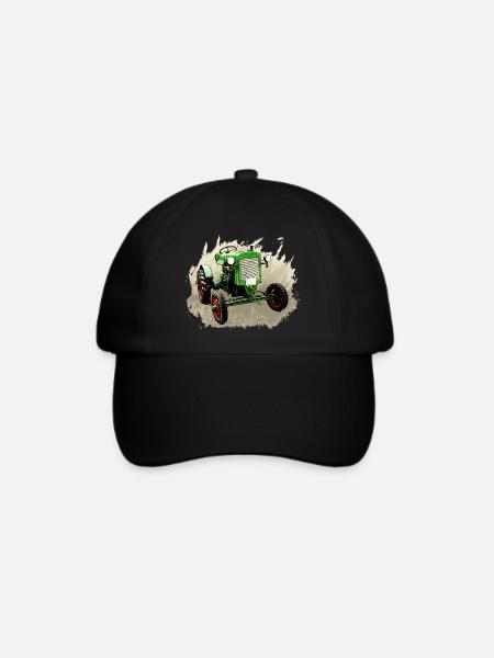 Deutz F1M 414 Bauernschlepper - Baseballkappe - Schwarz/Schwarz