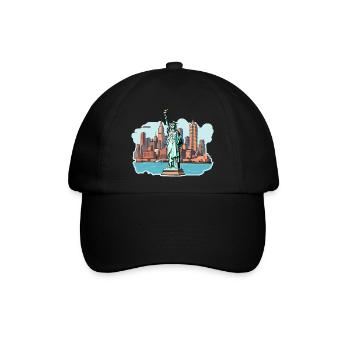 NY City - Baseballkappe - Schwarz/Schwarz - Vorne