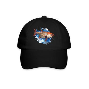 Döbel - Baseballkappe - Schwarz/Schwarz - Vorne