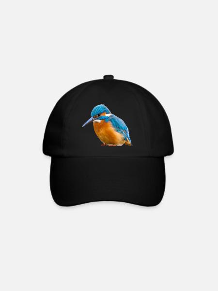Eisvogel Kingfisher Alcedo Atthis Vogel Natur - Baseballkappe - Schwarz/Schwarz