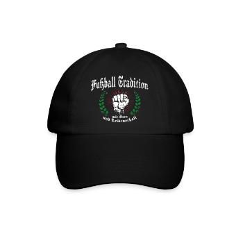 Fußball Tradition Ultras - Baseballkappe - Schwarz/Schwarz - Vorne