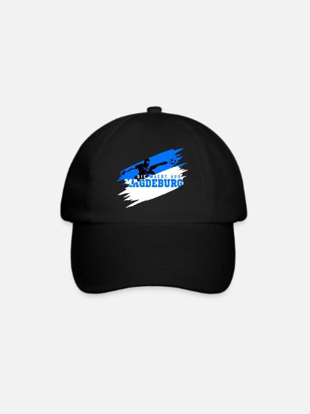 Die Macht aus Magdeburg - Baseballkappe - Schwarz/Schwarz