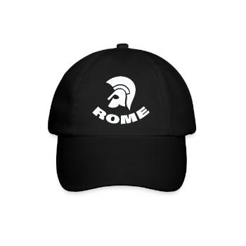 ROME - Baseballkappe - Schwarz/Schwarz - Vorne