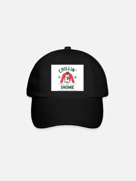 Snowie - Baseballkappe - Schwarz/Schwarz