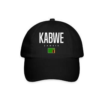 Kabwe Sambia - Baseballkappe - Schwarz/Schwarz - Vorne
