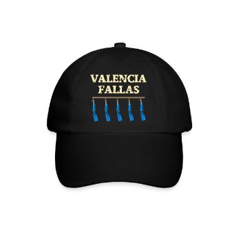 Valencia Fallas Traca - Baseballkappe - Schwarz/Schwarz - Vorne