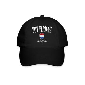 Amo Rotterdam, Rotterdam Niederlande - Baseballkappe - Schwarz/Schwarz - Vorne