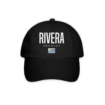 Rivera Uruguay Uruguayer - Baseballkappe - Schwarz/Schwarz - Vorne