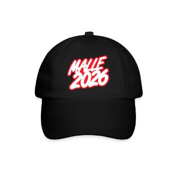 Malle 2026 - Baseballkappe - Schwarz/Schwarz - Vorne