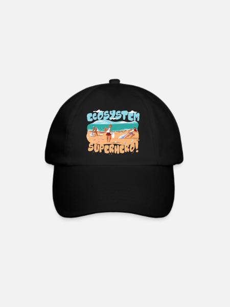 Ökologe Ökologie - Baseballkappe - Schwarz/Schwarz