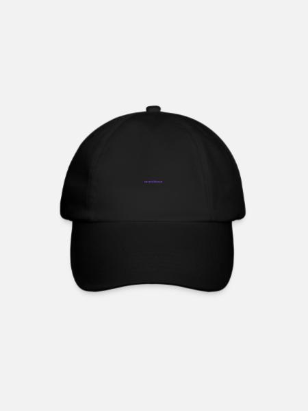 Geheime Blüte - Baseballkappe - Schwarz/Schwarz