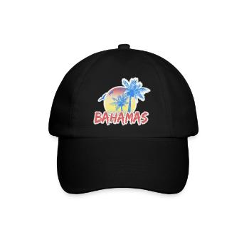Bahamas - Baseballkappe - Schwarz/Schwarz - Vorne