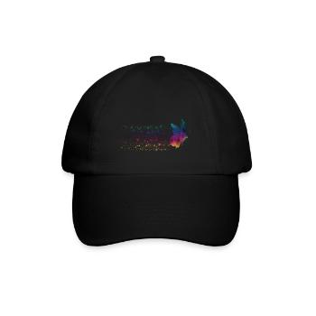 Butterfly - Rainbow Stardust - Baseballkappe - Schwarz/Schwarz - Vorne