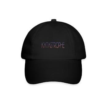 Katastrophe - Baseballkappe - Schwarz/Schwarz - Vorne