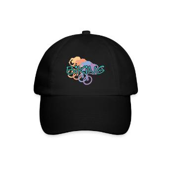Biking - Baseballkappe - Schwarz/Schwarz - Vorne