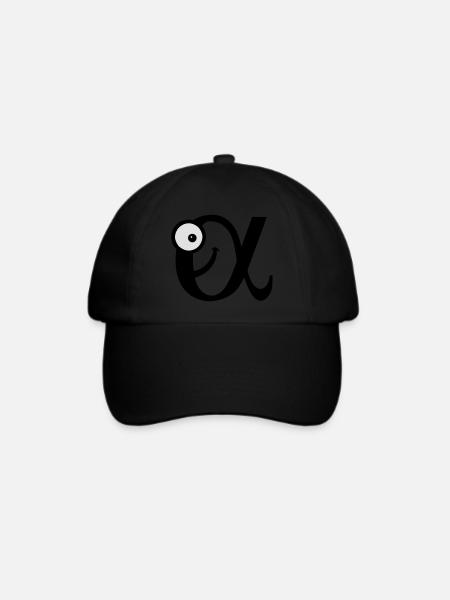 alphatier - Baseballkappe - Schwarz/Schwarz