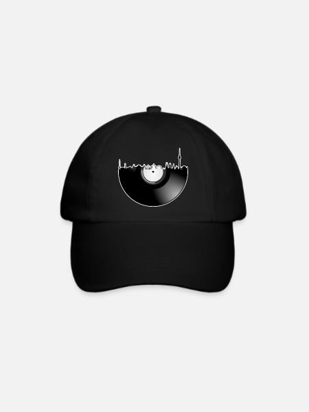 Berlin - Baseballkappe - Schwarz/Schwarz