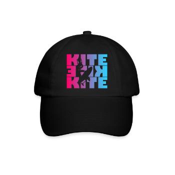 Kite - Baseballkappe - Schwarz/Schwarz - Vorne