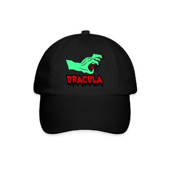 Dracula - Baseballkappe - Schwarz/Schwarz - Vorne
