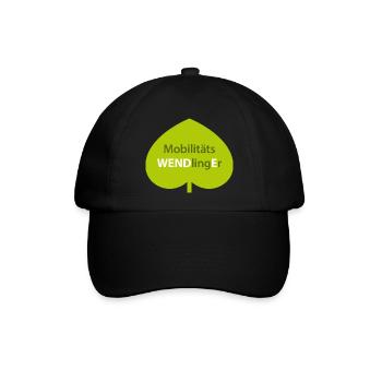 Mobilitäts WENDlingEr - Baseballkappe - Schwarz/Schwarz - Vorne