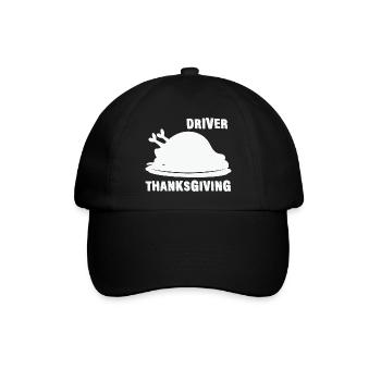 Driver Thanksgiving Turkey Dinner - Baseballkappe - Schwarz/Schwarz - Vorne