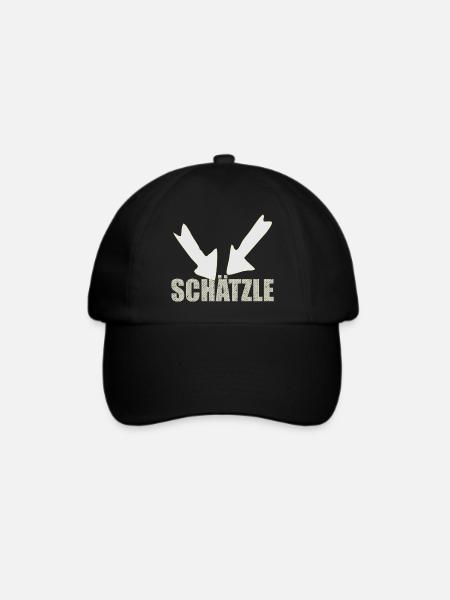 schätzle - Baseballkappe - Schwarz/Schwarz