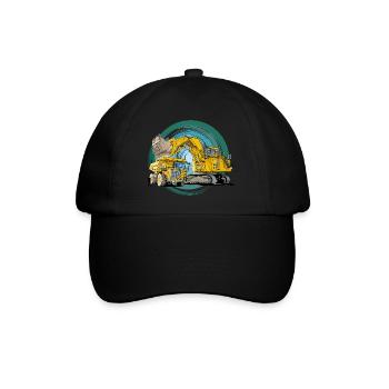 Monster Baumaschinen - Baseballkappe - Schwarz/Schwarz - Vorne