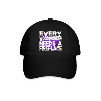 carpenter tshirts present funny carpenter quotes - Baseballkappe - Schwarz/Schwarz - Vorne