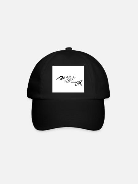 Nicht deiner Meinung - Baseballkappe - Schwarz/Schwarz