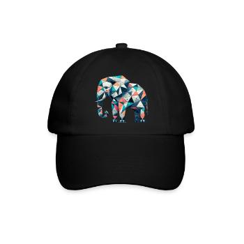 Elefant // elephant - Baseballkappe - Schwarz/Schwarz - Vorne