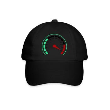 tacho - Baseballkappe - Schwarz/Schwarz - Vorne