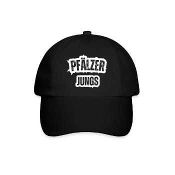 Pfälzer Jungs - Baseballkappe - Schwarz/Schwarz - Vorne
