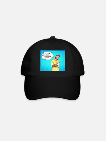 Seit ich Single bin mache ich viel weniger falsch - Baseballkappe - Schwarz/Schwarz