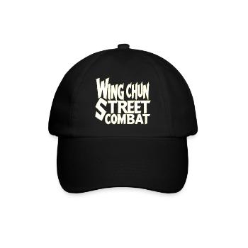 Wing Chun Street Combat Hemd tough - Baseballkappe - Schwarz/Schwarz - Vorne